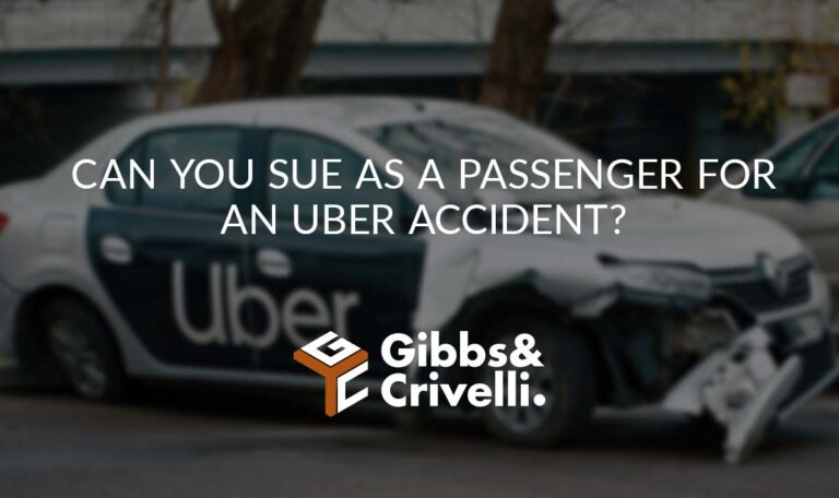 Can You Sue as a Passenger for an Uber Accident?