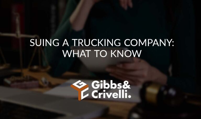 Suing a Trucking Company: What to Know 