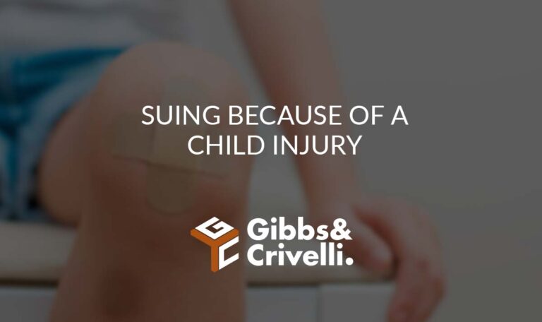 Suing Because of a Child Injury