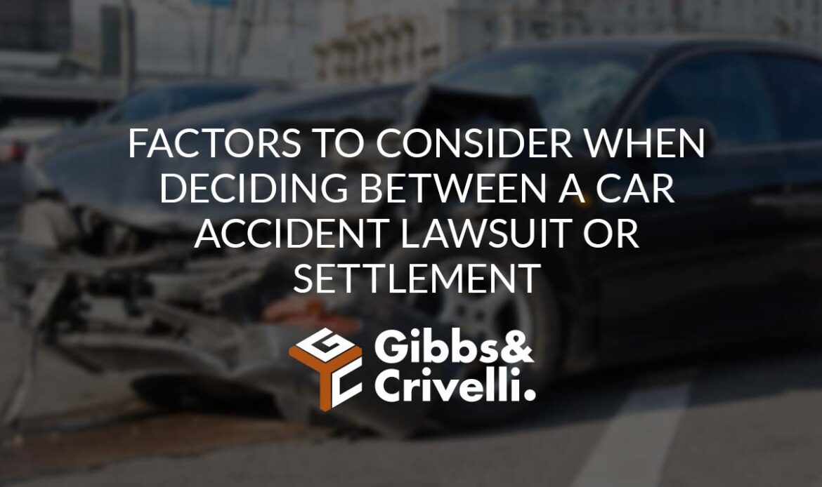 Factors to Consider When Deciding Between a Car Accident Lawsuit or Settlement | Slingshot Law