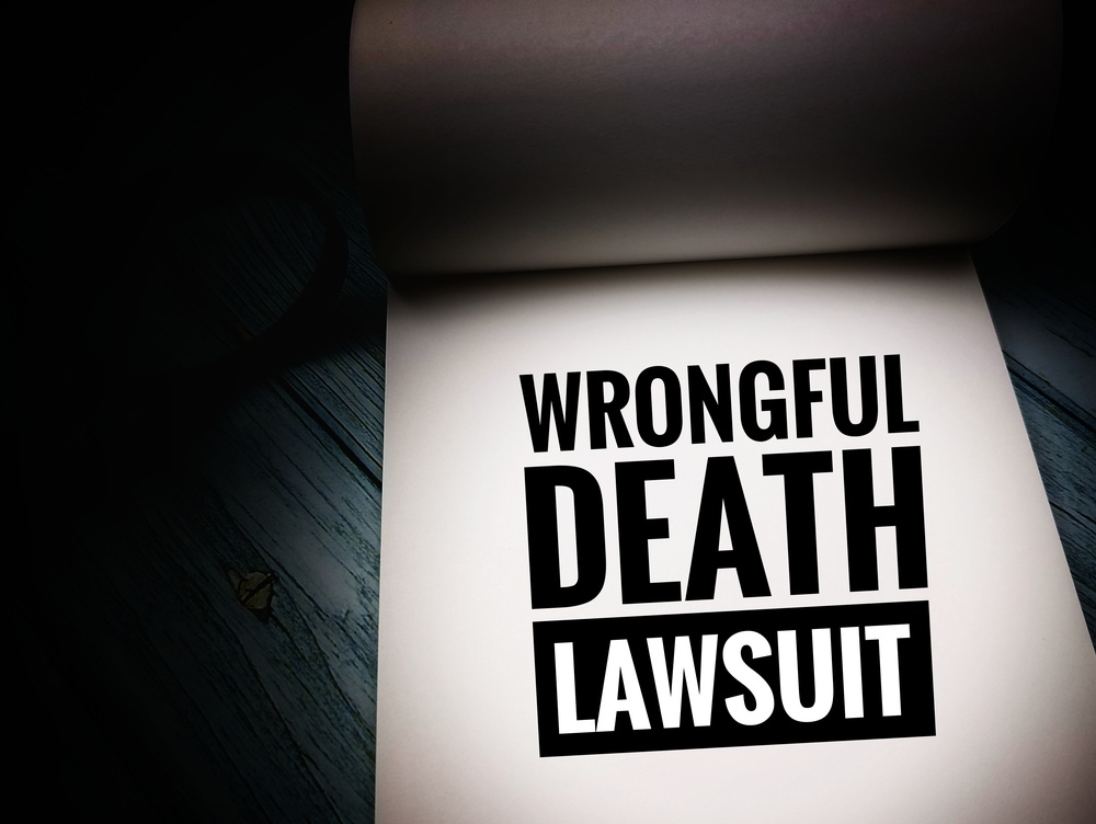 Filing a Wrongful Death Claim After a Car Accident Document titled wrongful death lawsuit illustrating legal filing process