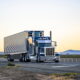 18 wheeler truck on a highway