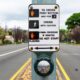 Pedestrian crosswalk and walk signal in Austin, where right-of-way rules shape pedestrian accident claims
