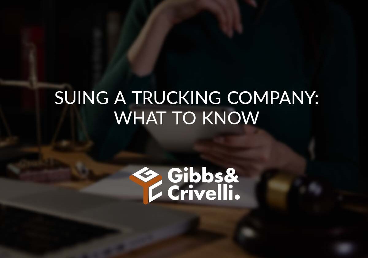 Suing a Trucking Company: What to Know 